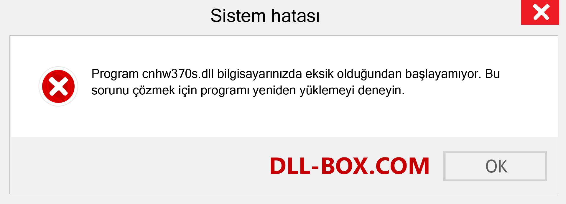 cnhw370s.dll dosyası eksik mi? Windows 7, 8, 10 için İndirin - Windows'ta cnhw370s dll Eksik Hatasını Düzeltin, fotoğraflar, resimler